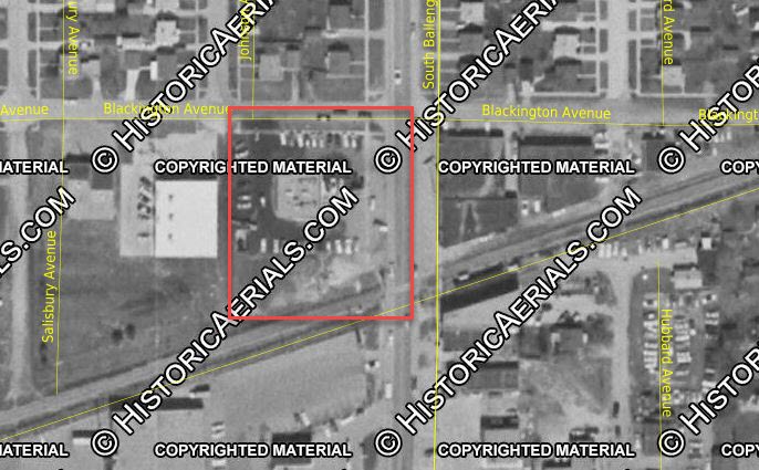 Frostop Root Beer - 1967 Aerial Of Flint Location (newer photo)